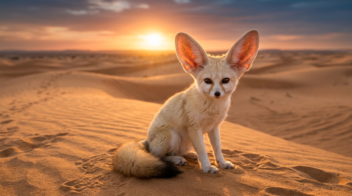 사막여우(Fennec Fox)의 극한 사막 열역학 적응과 청각 신경생물학: 섭씨 50도 사하라 사막의 은빛 요정이 터득한 거대 귓바퀴(Pinnae)의 복사 냉각과 무음 모래 보행